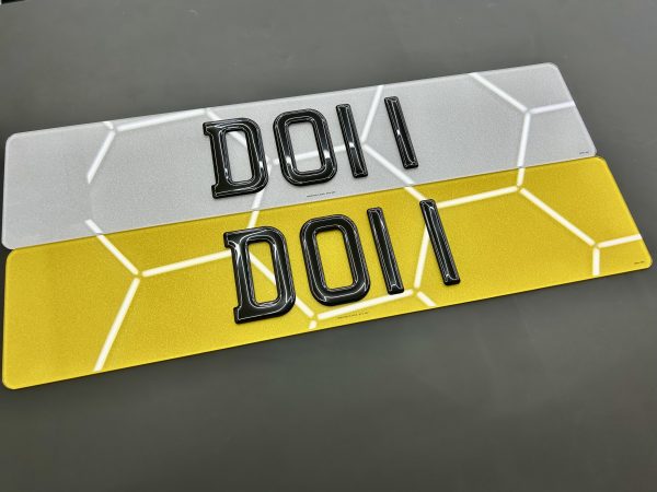 3D Gel Charles Wright Font Number Plates- (MOT/Road Legal) - Image 3