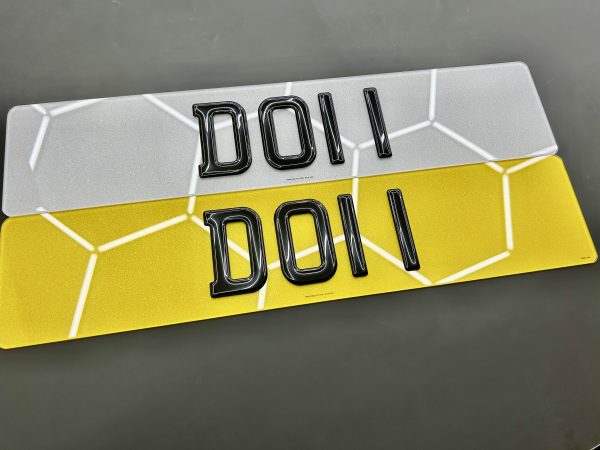3D Gel Charles Wright Font Number Plates- (MOT/Road Legal)