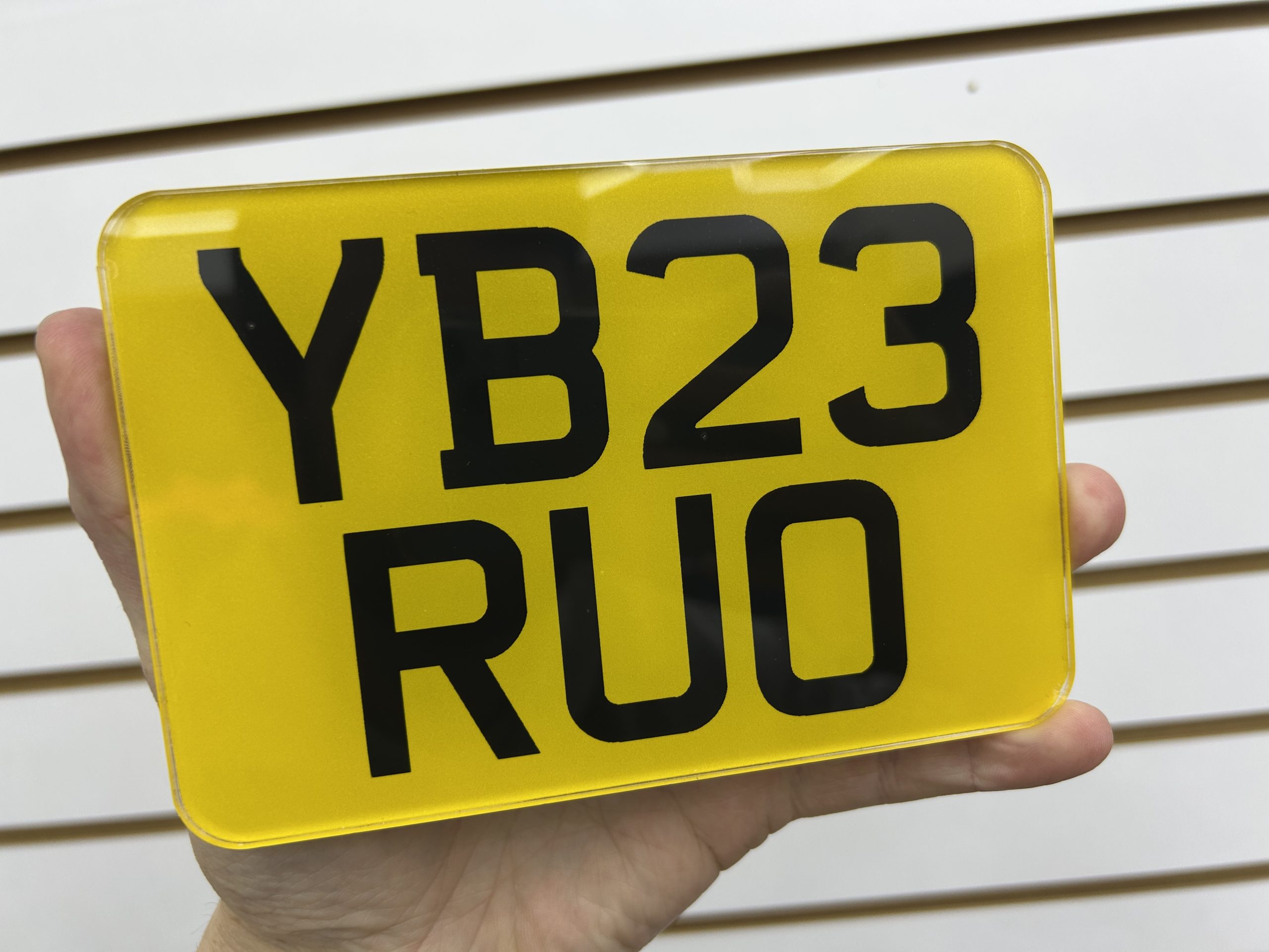 Charles Wright Font Bike Plate 6x4 - Image 2