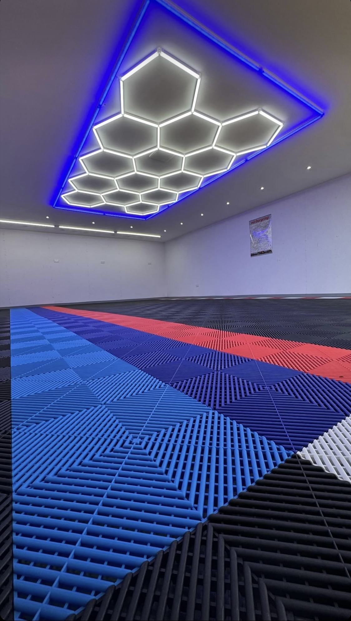 LED Hexagon Lighting 6500K Super Bright- 14-HEX + Blue Border - Image 7