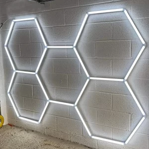LED Hexagon Lighting 6500K Super Bright- 5-HEX